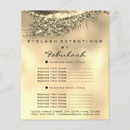 Makeup Artist Lashes Gold Lux Flyer 1 Preise