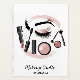 Makeup Artist Lashes Mascara Lipstick Rose Gold Planer