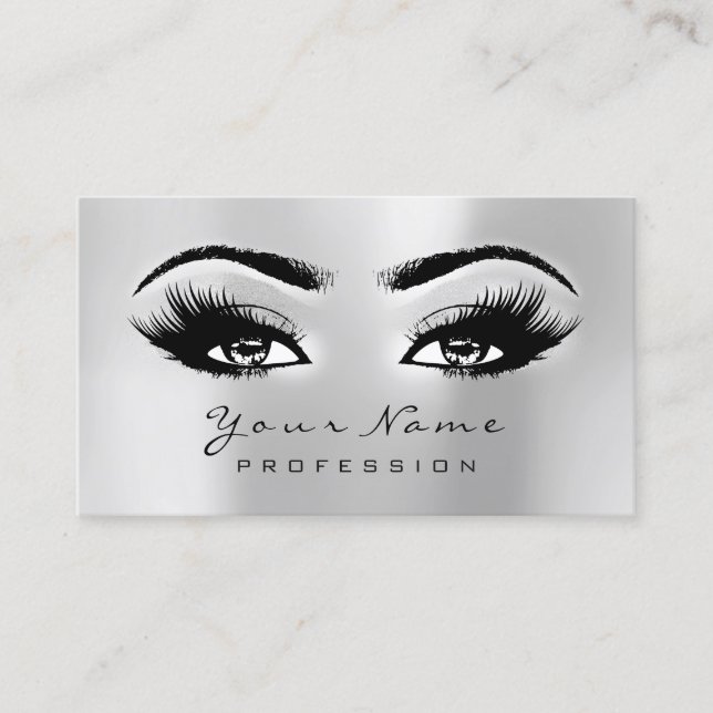 Makeup Artist Lashes nächste Terminierungskarte Terminkarte (Vorderseite)