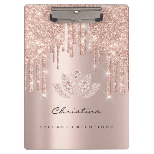 Makeup Artist Lashes Partyplaner Lotus VIP Klemmbrett