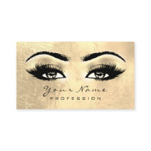 Makeup Artist Lashes Verlängerungskarte