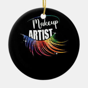 Makeup Artist Makeup Lover Eyelash Beautiful Keramik Ornament