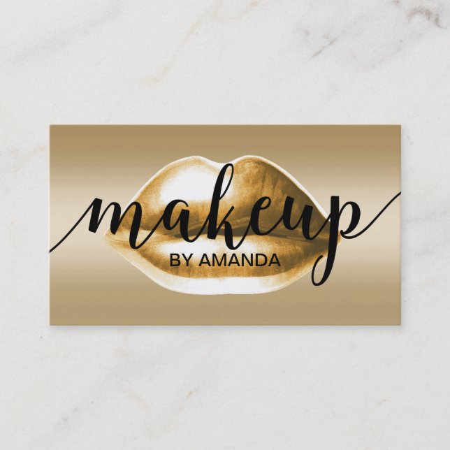 Makeup Artist Modern Gold Livio Museo Cantonale d' Visitenkarte (Vorderseite)