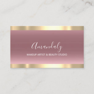 Makeup Artist Nails Beauty WELLNESS-CENTER Rose Go Visitenkarte