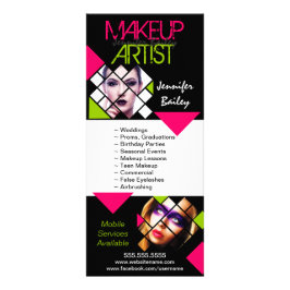 Makeup Artist Portfolio Werbekarte