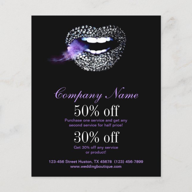 Makeup Artist Promotion Flyer (Vorne)