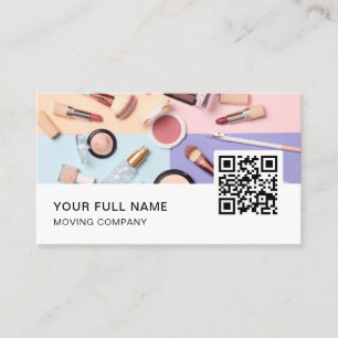 Makeup Artist QR-Code Logo Social Media Visitenkarte