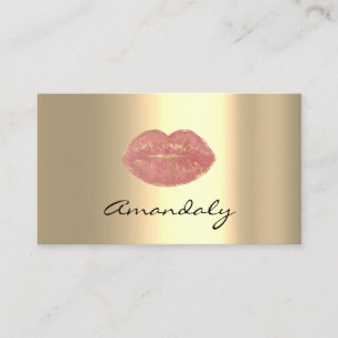 Makeup Artist Rose Kiss Lift Visitenkarte