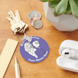 Makeup Artist Schlüsselanhänger