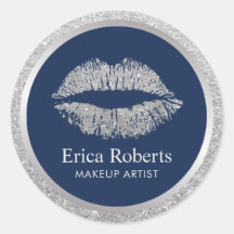 Makeup Artist Silberner Glitzer
