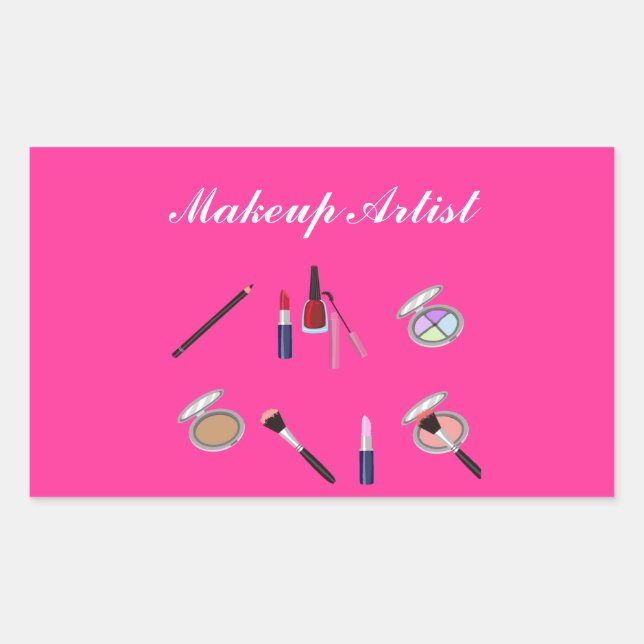 Makeup Artist Sticker (Vorderseite)