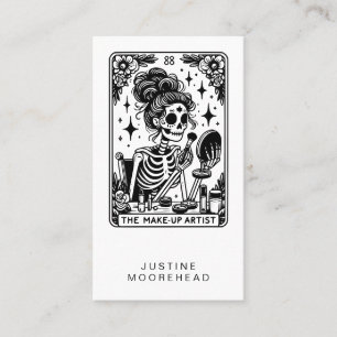 Makeup Artist Tarot Business Card Visitenkarte