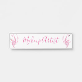 Makeup Artist Türschild