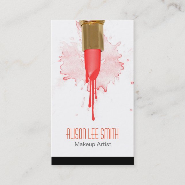 Makeup Artist Visitenkarte (Vorderseite)