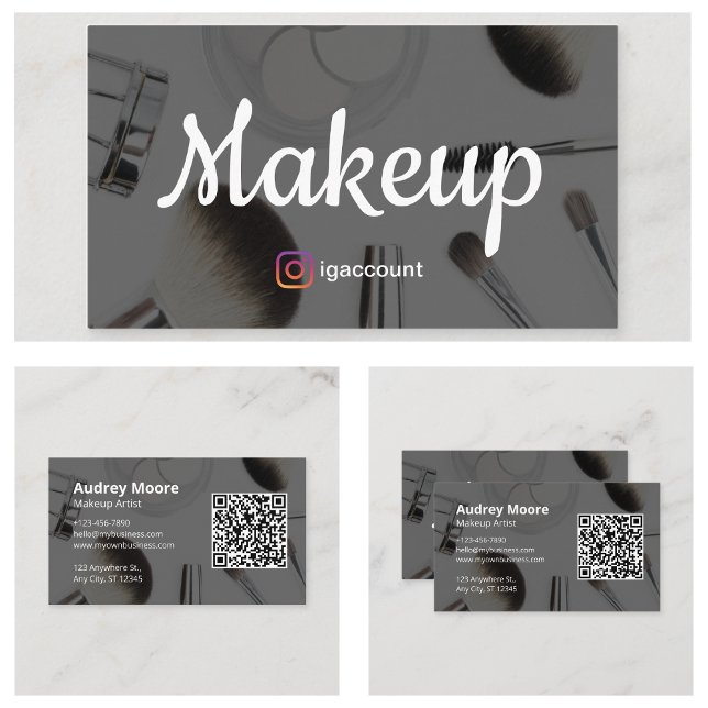 Makeup Artist Visitenkarte (Makeup Artist Business Card
)