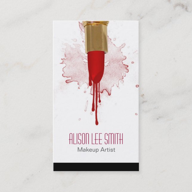 Makeup Artist Visitenkarte (Vorderseite)