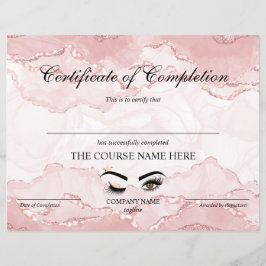 Makeup artist Wink Eye Beauty Course Abschluss