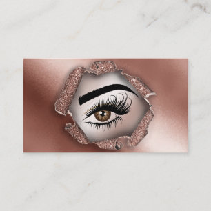 Makeup artist Wink Eye Beauty Salon Lash Extension Visitenkarte