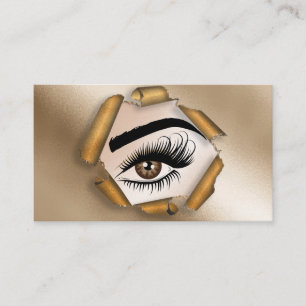 Makeup artist Wink Eye Beauty Salon Lash Extension Visitenkarte