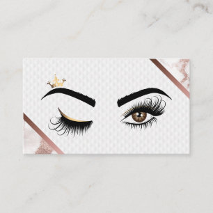 Makeup artist Wink Eye Beauty Salon Lash Extension Visitenkarte