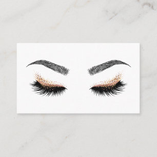 Makeup artist Wink Eye Beauty Salon Lash Extension Visitenkarte