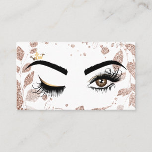 Makeup artist Wink Eye Beauty Salon Lash Extension Visitenkarte