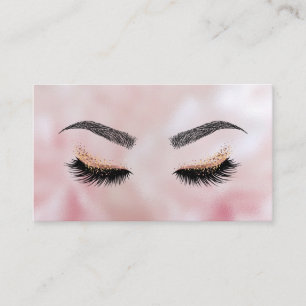 Makeup artist Wink Eye Beauty Salon Lash Extension Visitenkarte