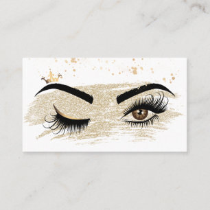 Makeup artist Wink Eye Beauty Salon Lash Extension Visitenkarte
