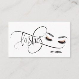 Makeup artist Wink Eye Beauty Salon Lash Extension Visitenkarte
