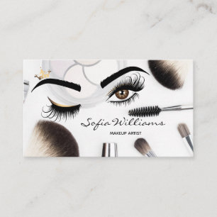 Makeup artist Wink Eye Beauty Salon Visitenkarte