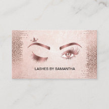 Makeup artist Wink Eye Gold Confetti Lashes