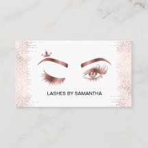 Makeup artist Wink Eye Gold Confetti Lashes