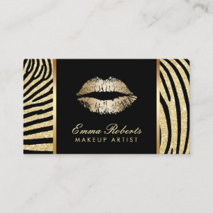 Makeup Artist Zebra Ristorante da Valentino Visitenkarte