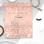 Makeup Beauty Salon Rose Glitzer Flyer Preise1<br><div class="desc">**"FlorenceK's Glitterati Einladung: Wo Beauty Glam in einem Flyer trifft! 💄 ✨"** Halten Sie das Telefon, Schönheitssänger! 📞 ✋ Hätte Aschenputtel einen Schönheitssalon und gewollt, ihre Dienste mit einem großen blühtest anzukündigen, würde sie wahrscheinlich an FlorenceK's Tür auf Zazzle klopfen. Der Grund? Die fantastische **Makeup Beauty Salon Rose Glitzer Flyer...</div>