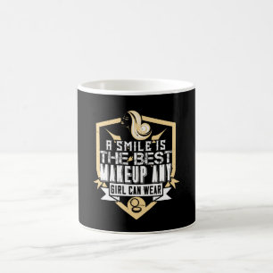 Makeup - Ein Lächeln ist das beste Make-up Kaffeetasse
