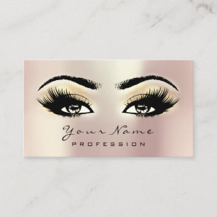 Makeup Eyebrow Eyes Lashes Carte de rendez-vous Go