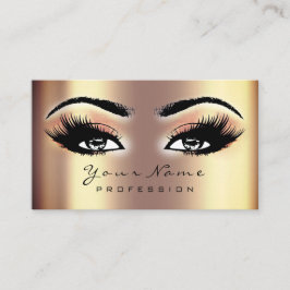 Makeup Eyebrow Eyes Lashes Glitzer WELLNESS-CENTER Visitenkarte