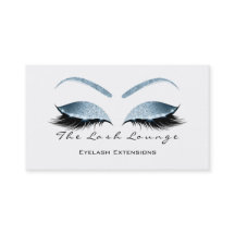 Makeup Eyebrow Lashes Glitzer Blau Schwarz