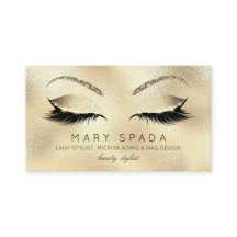 Makeup Eyebrows Lashes Glitzer Diamond Gold Custom