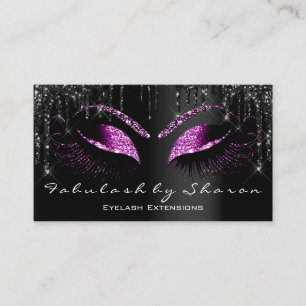 Makeup Eyelash Black Tropfens Beruflich Berry Visitenkarte