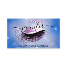 Makeup Eyelash QR-Glitzer-Logo