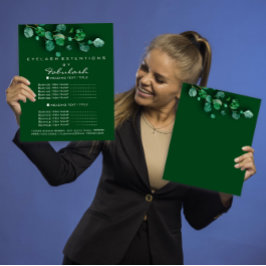 Makeup Hair Salon Woodland Eukalyptus Bio Flyer