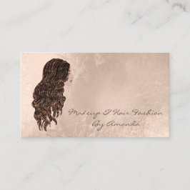Makeup Hairdresser Stylis Mermaid Terminierungskar Terminkarte