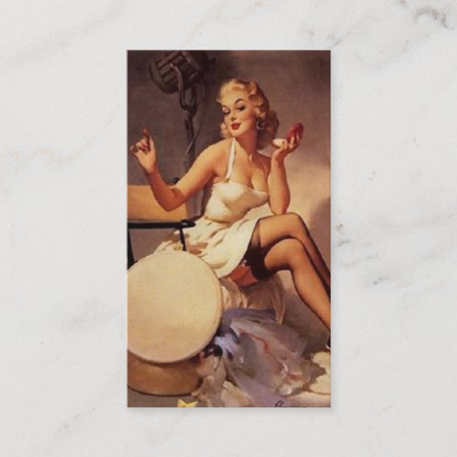 Makeup ist schön visitenkarte (Vorderseite)