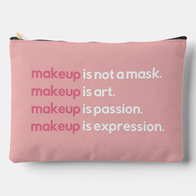 Makeup ist... zubehörtasche (Vorderseite)