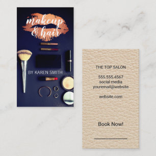 Makeup-Kit   Lipstick Kiss Visitenkarte