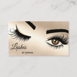 Makeup Künstler Wink Eye Beauty Salon Lash Extensi Visitenkarte