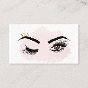 Makeup Künstler Wink Eye Beauty Salon Lash Extensi Visitenkarte