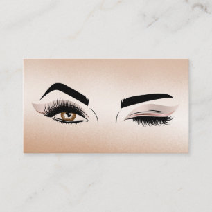 Makeup Künstler Wink Eye Beauty Salon Lash Extensi Visitenkarte