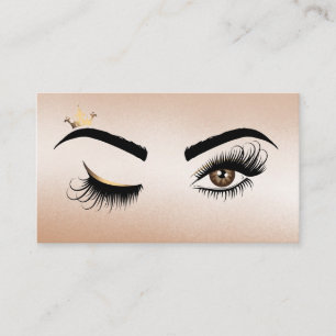 Makeup Künstler Wink Eye Beauty Salon Lash Extensi Visitenkarte